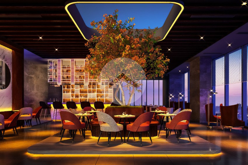 33nd Floor Premium Residence 3 Bedroom Condo For Sale - UC88, BKK1, Phnom Penh