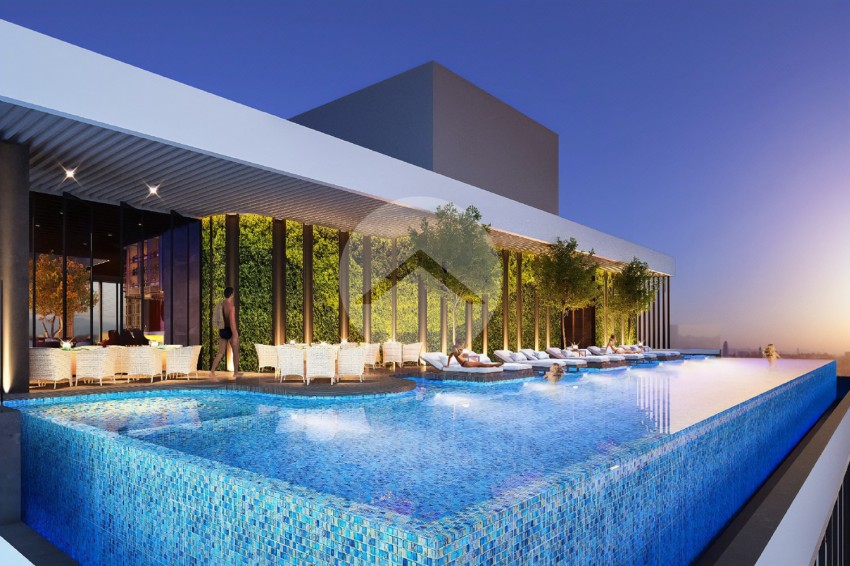 33nd Floor Premium Residence 3 Bedroom Condo For Sale - UC88, BKK1, Phnom Penh