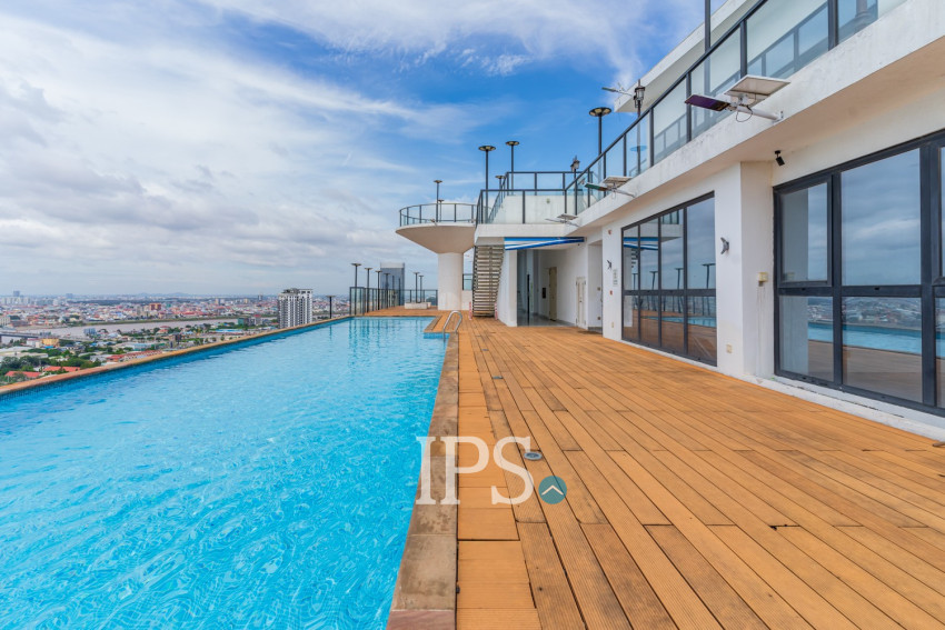 33 Sqm Studio Condo For Sale - The Vincent, Chroy Changvar, Phnom Penh