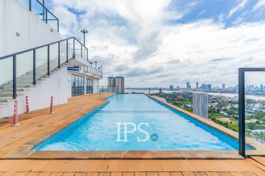 33 Sqm Studio Condo For Sale - The Vincent, Chroy Changvar, Phnom Penh