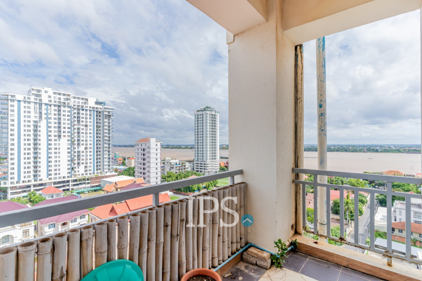 6th Floor 2 Bedroom Condo For Sale - Mekong View Tower 1, Chroy Changvar, Phnom Penh