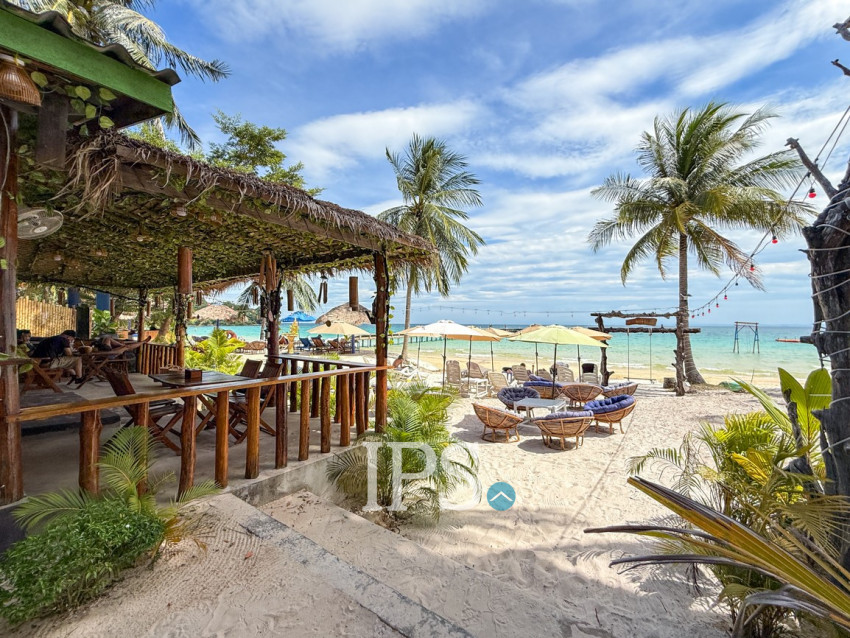 Beachfront Resort with Restaurant For Rent - Coconut Beach, Koh Rong Island