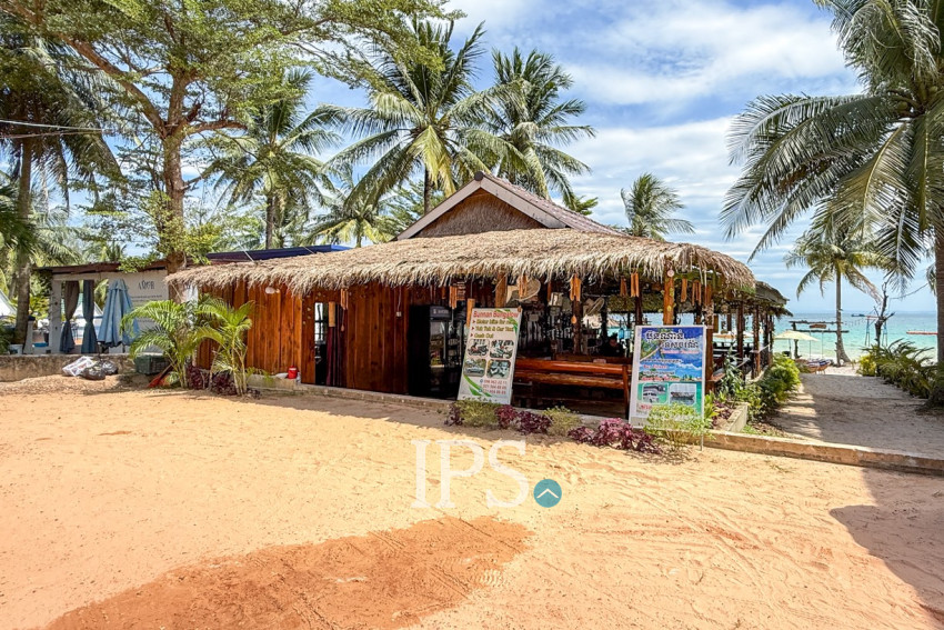 Beachfront Resort with Restaurant For Rent - Coconut Beach, Koh Rong Island