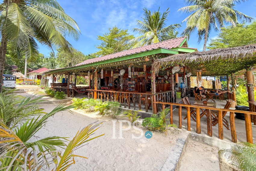 Beachfront Resort with Restaurant For Rent - Coconut Beach, Koh Rong Island