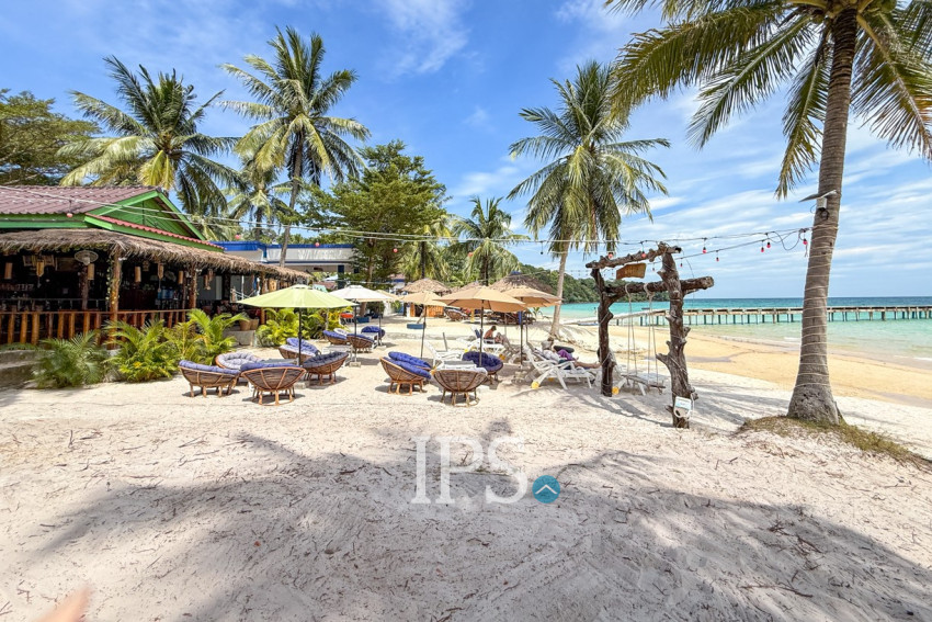 Beachfront Resort with Restaurant For Rent - Coconut Beach, Koh Rong Island