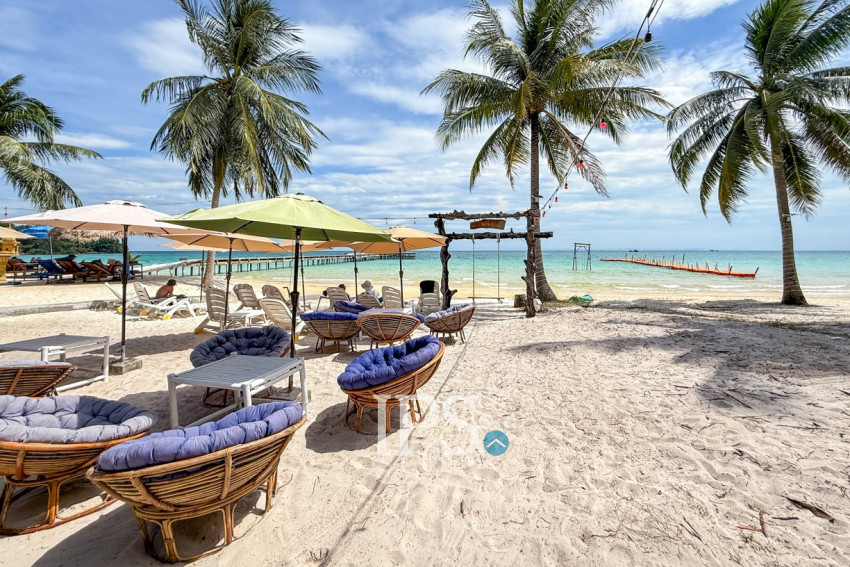 Beachfront Resort with Restaurant For Rent - Coconut Beach, Koh Rong Island