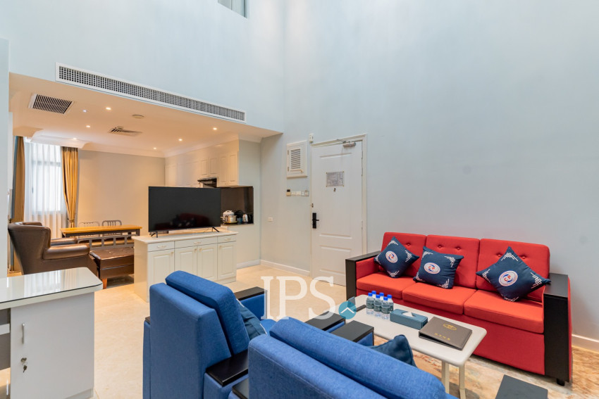 3 Bedroom Serviced Penthouse For Rent - Srah Chork, Phnom Penh