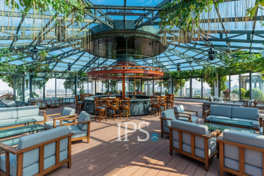 3 Bedroom Serviced Penthouse For Rent - Srah Chork, Phnom Penh