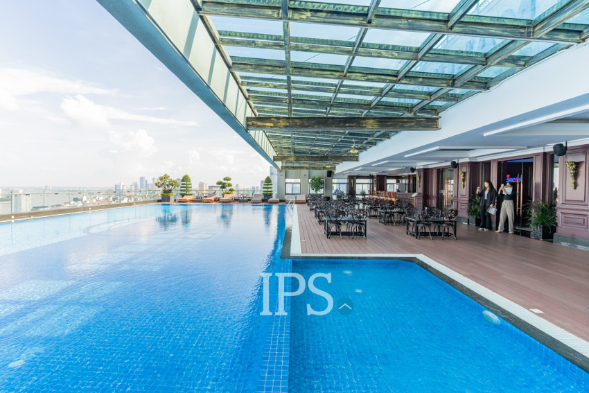 3 Bedroom Serviced Penthouse For Rent - Srah Chork, Phnom Penh