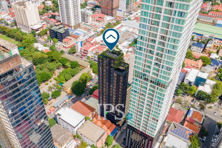 21-Storey Luxury Serviced Apartment Building For Sale - Boueng Keng Kang I, Phnom Penh