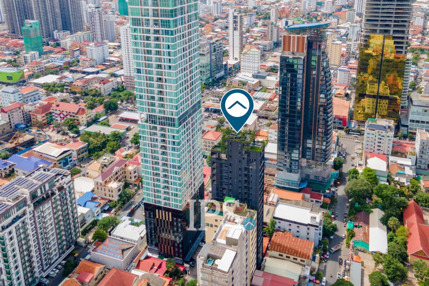 21-Storey Luxury Serviced Apartment Building For Sale - Boueng Keng Kang I, Phnom Penh
