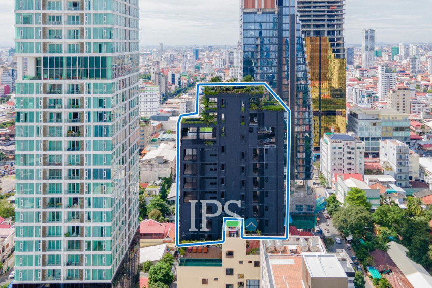 21-Storey Luxury Serviced Apartment Building For Sale - Boueng Keng Kang I, Phnom Penh