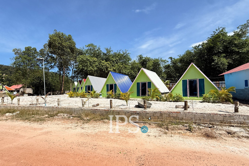 2000 Sqm Property with 10 Bungalows For Rent - Long Set, Koh Rong Island