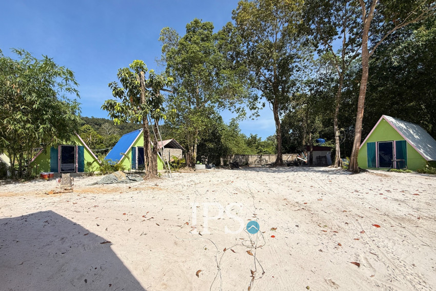 2000 Sqm Property with 10 Bungalows For Rent - Long Set, Koh Rong Island