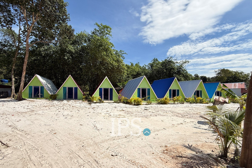 2000 Sqm Property with 10 Bungalows For Rent - Long Set, Koh Rong Island