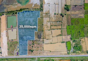35,000 Sqm Land For Sale - Kandal Stueng, Kandal Province thumbnail
