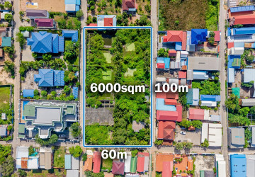 6,000 Sqm Land For Sale - Ta Khmau, Kandal Province thumbnail