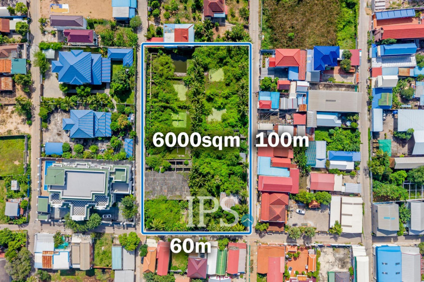 6,000 Sqm Land For Sale - Ta Khmau, Kandal Province