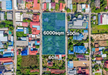 6,000 Sqm Land For Sale - Ta Khmau, Kandal Province thumbnail