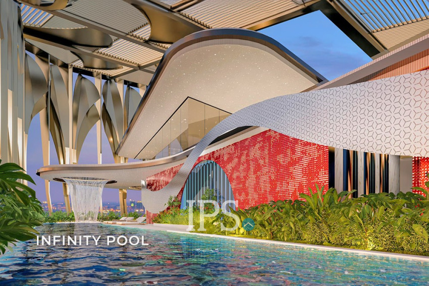 10th Floor 2 Bedroom Condo For Sale - Time Square 7, Boeung Kak 1, Phnom Penh