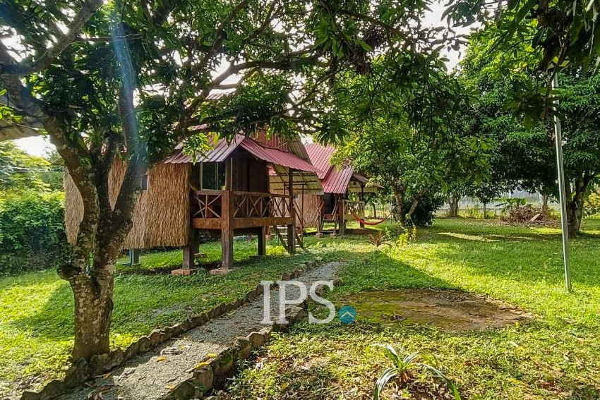 Traditional Khmer Bungalow Resort Business For Sale - Kep Province