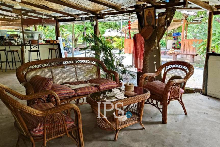 Traditional Khmer Bungalow Resort Business For Sale - Kep Province