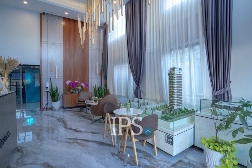 21st Floor Duplex 3 Bedroom Penthouse For Sale - Parc 21 Residence, Boeung Trabek, Phnom Penh