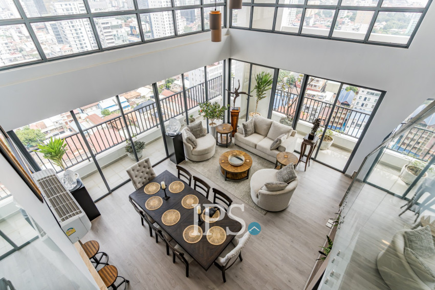21st Floor Duplex 3 Bedroom Penthouse For Sale - Parc 21 Residence, Boeung Trabek, Phnom Penh