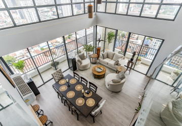 21st Floor Duplex 3 Bedroom Penthouse For Sale - Parc 21 Residence, Boeung Trabek, Phnom Penh thumbnail
