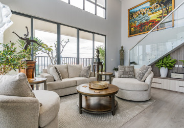 21st Floor Duplex 3 Bedroom Penthouse For Sale - Parc 21 Residence, Boeung Trabek, Phnom Penh thumbnail