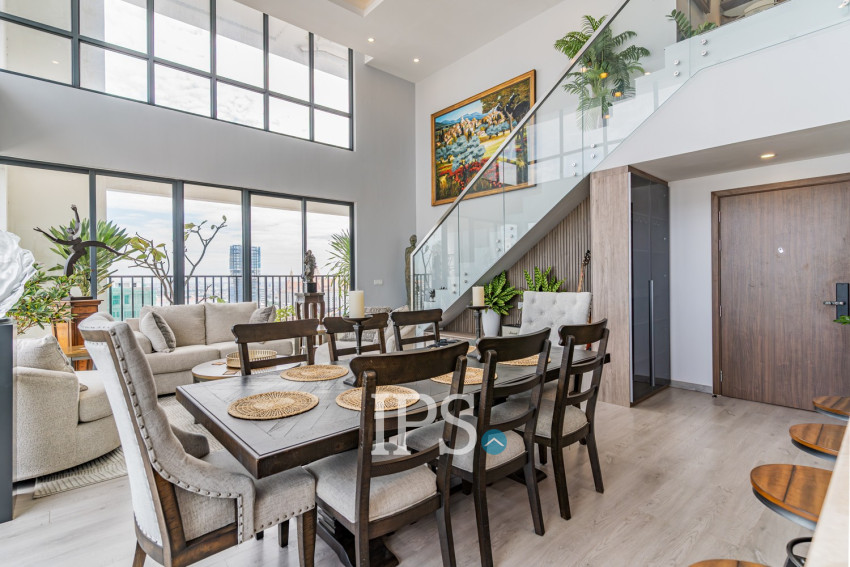 21st Floor Duplex 3 Bedroom Penthouse For Sale - Parc 21 Residence, Boeung Trabek, Phnom Penh