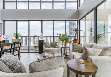 21st Floor Duplex 3 Bedroom Penthouse For Sale - Parc 21 Residence, Boeung Trabek, Phnom Penh thumbnail