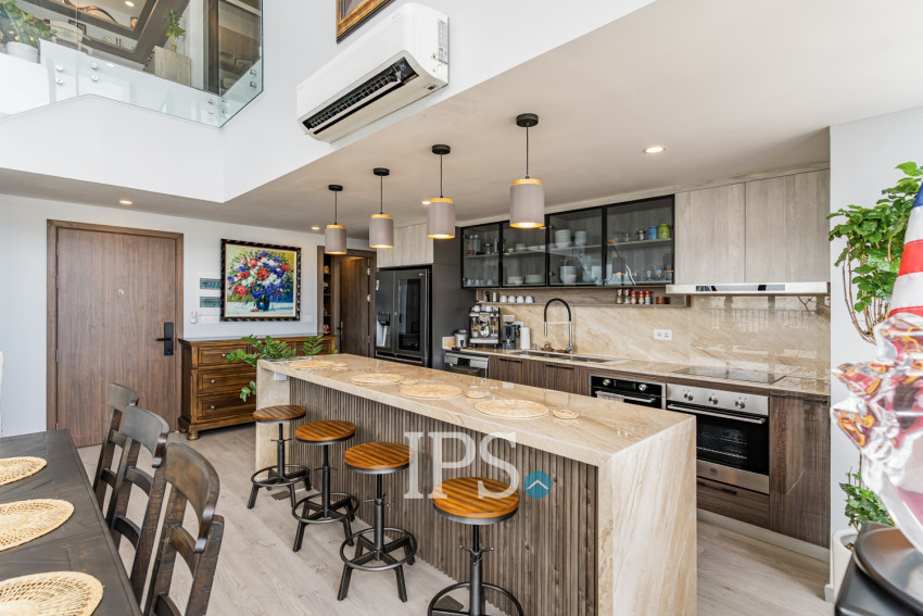 21st Floor Duplex 3 Bedroom Penthouse For Sale - Parc 21 Residence, Boeung Trabek, Phnom Penh