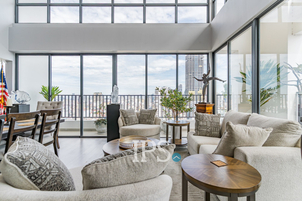 21st Floor Duplex 3 Bedroom Penthouse For Sale - Parc 21 Residence, Boeung Trabek, Phnom Penh - Image 7