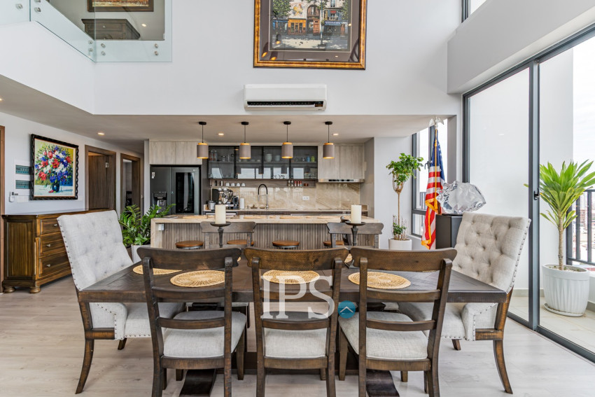 21st Floor Duplex 3 Bedroom Penthouse For Sale - Parc 21 Residence, Boeung Trabek, Phnom Penh