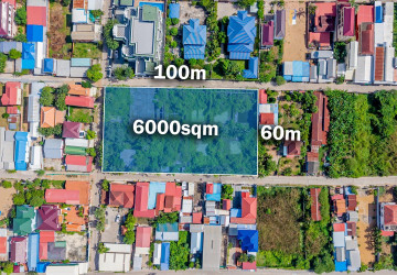 6,000 Sqm Land For Rent - Ta Khmau, Kandal Province thumbnail
