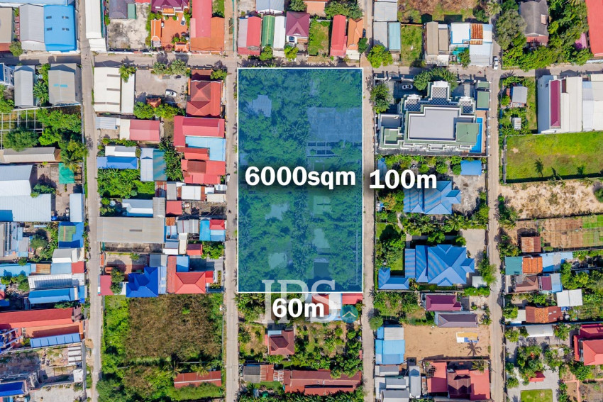 6,000 Sqm Land For Rent - Ta Khmau, Kandal Province