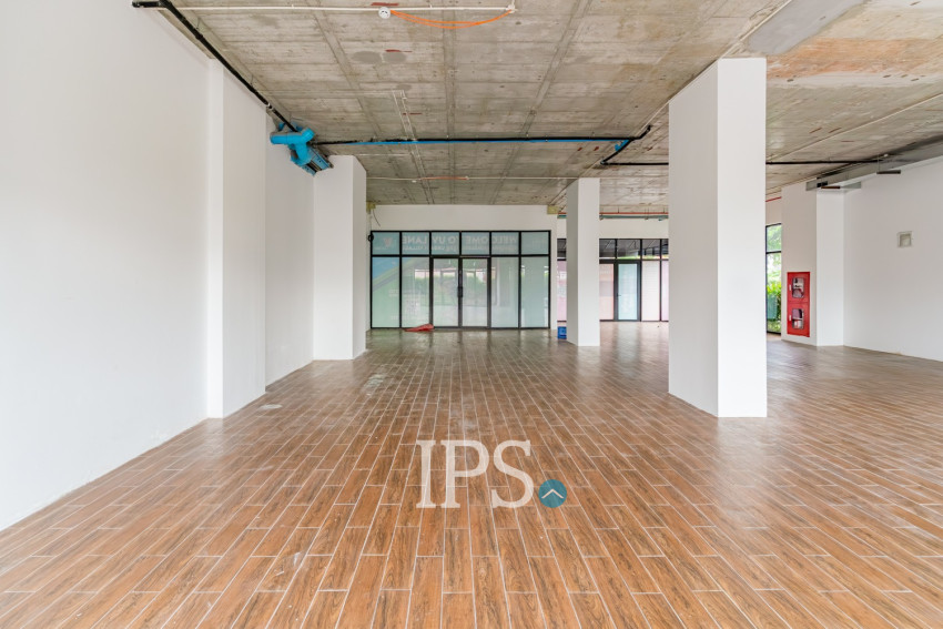 186 Sqm Corner Retail Space For Rent - Urban VIllage Phase I, Chak Angrae Kraom, Phnom Penh