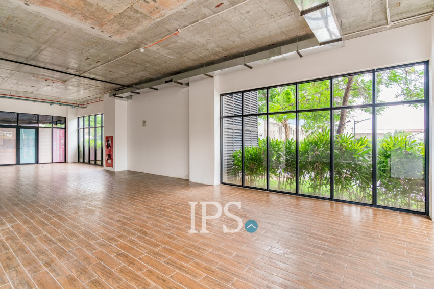 90.74 Sqm Corner Retail Space For Rent - Urban VIllage Phase I, Chak Angrae Kraom, Phnom Penh