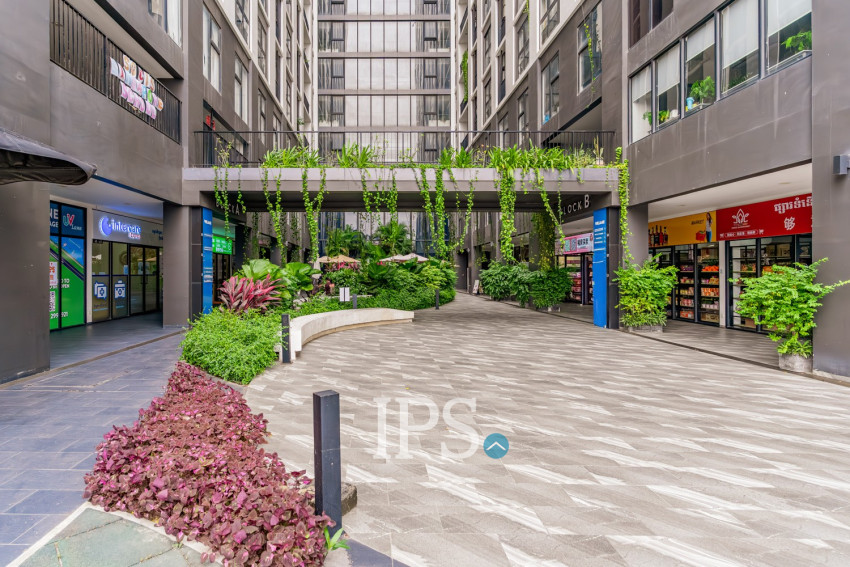 90.74 Sqm Corner Retail Space For Rent - Urban VIllage Phase I, Chak Angrae Kraom, Phnom Penh