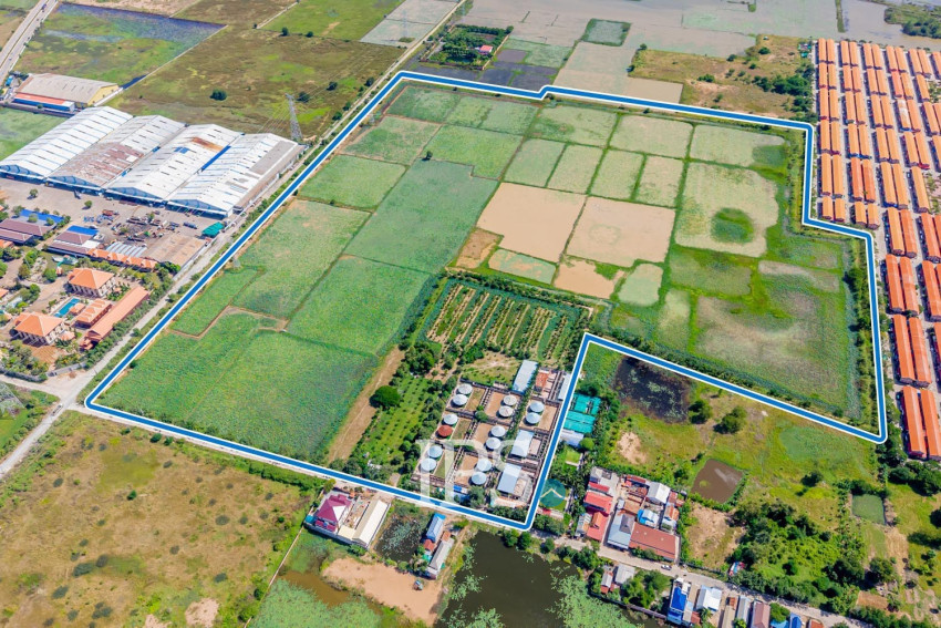 26.5 Hectares Land For Sale -Partial or Entire Land - Ta Khmau, Kandal Province