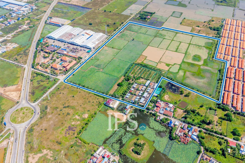 26.5 Hectares Land For Sale -Partial or Entire Land - Ta Khmau, Kandal Province