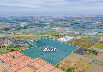 26.5 Hectares Land For Rent - Partial or Entire Land, Ta Khmau, Kandal Province thumbnail