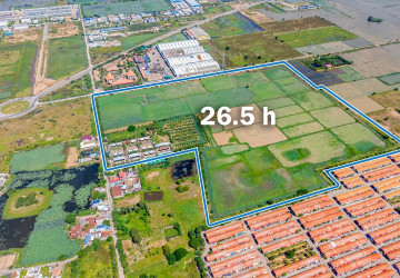 26.5 Hectares Land For Rent - Partial or Entire Land, Ta Khmau, Kandal Province thumbnail