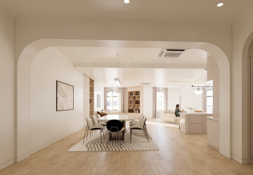 Renovated 5 Bedroom Apartment For Rent - Tonle Bassac, Phnom Penh thumbnail