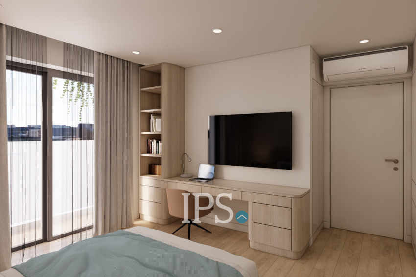 Renovated 5 Bedroom Apartment For Rent - Tonle Bassac, Phnom Penh