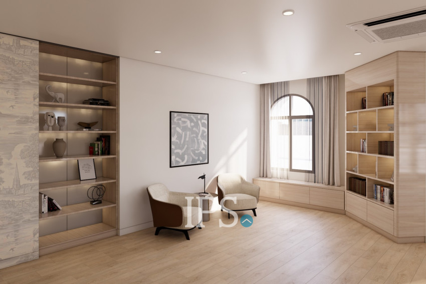 Renovated 5 Bedroom Apartment For Rent - Tonle Bassac, Phnom Penh