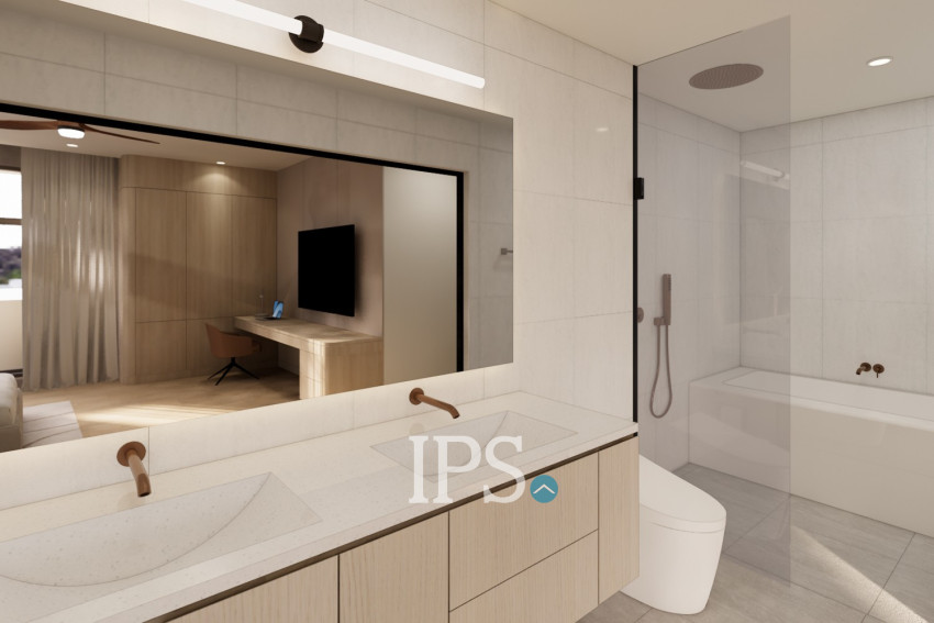 Renovated 5 Bedroom Apartment For Rent - Tonle Bassac, Phnom Penh