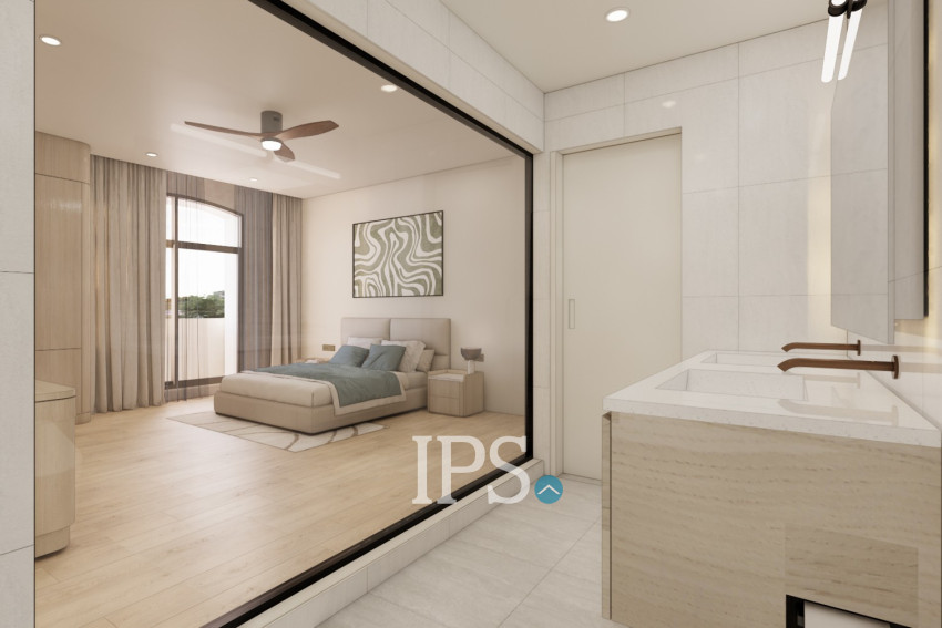 Renovated 5 Bedroom Apartment For Rent - Tonle Bassac, Phnom Penh