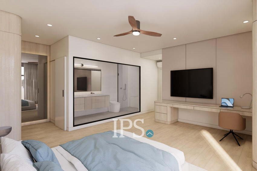 Renovated 5 Bedroom Apartment For Rent - Tonle Bassac, Phnom Penh